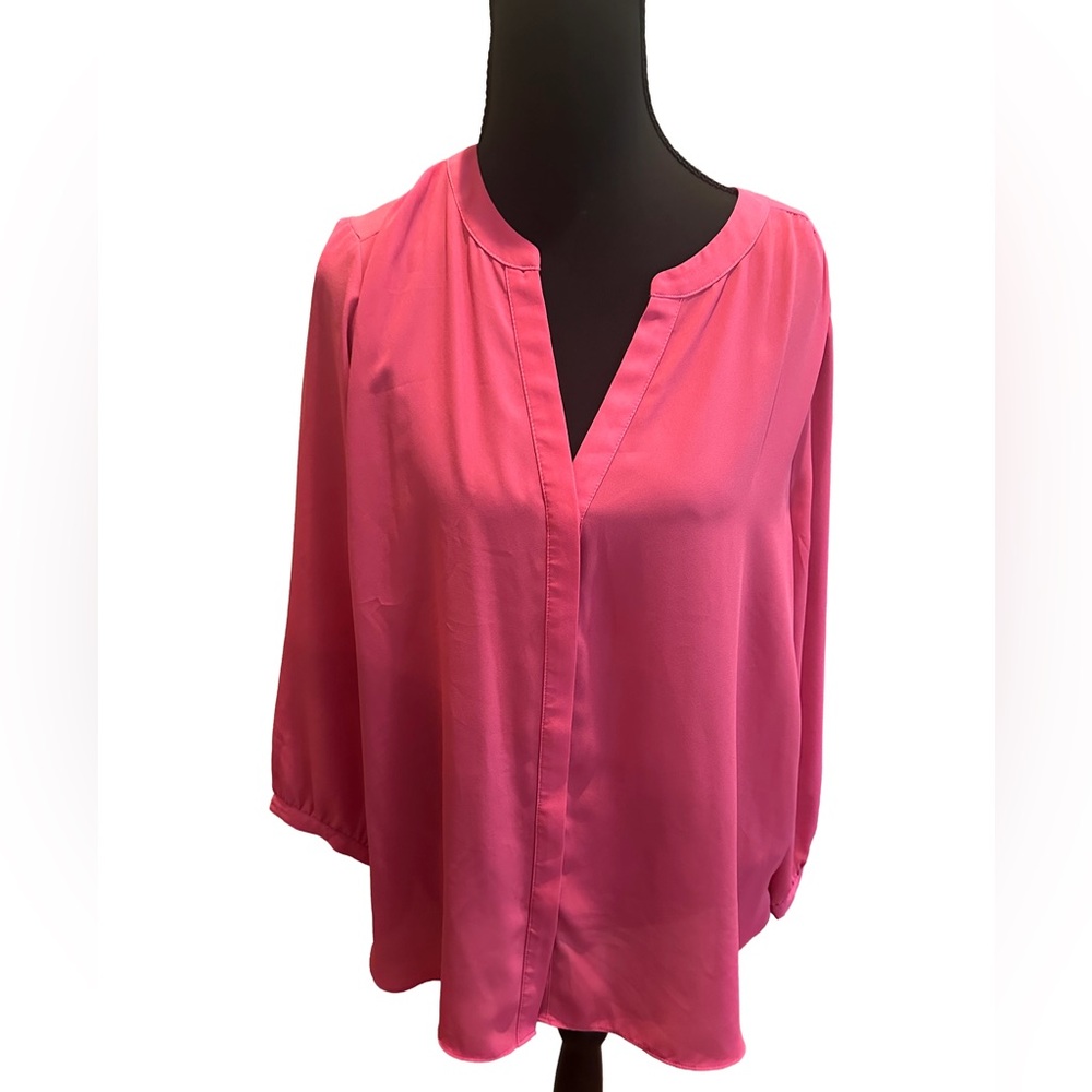 NYDJ Vibrant Pink Blouse
